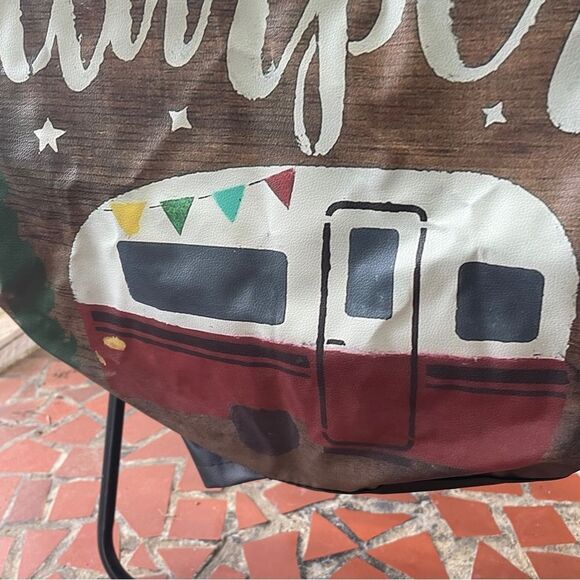 NEW WITHOUT TAGS LIFE IS GOOD HAPPY CAMPERS‎ SPARE TIRE COVER - Picture 3 of 4